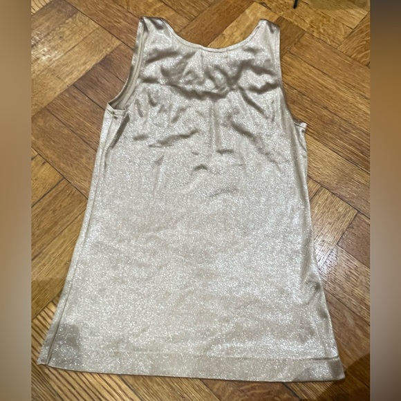 Bundle of Lemon Tree Shimmery Metallic Spandex Tank Tops in EUC (SIZE S) - Picture 7 of 8